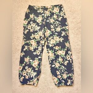 Floral Print Pants